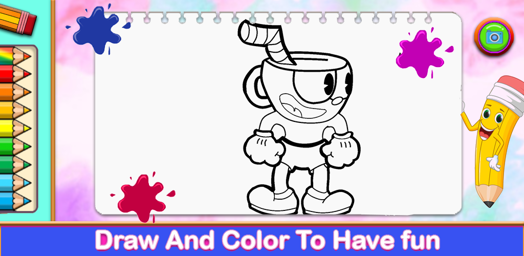 Cup Coloring Head Game Screenshot