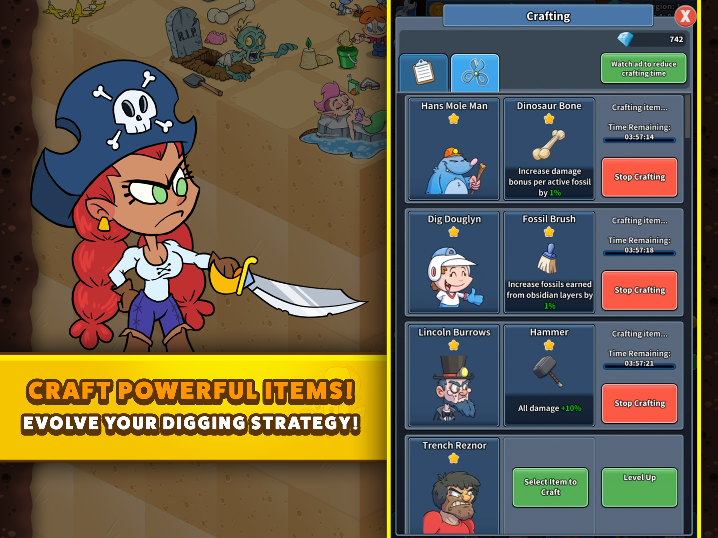 Tap Tap Dig 2: Idle Mine Sim Game Screenshot