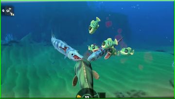 feed and grow fish Arcade Game Screenshot
