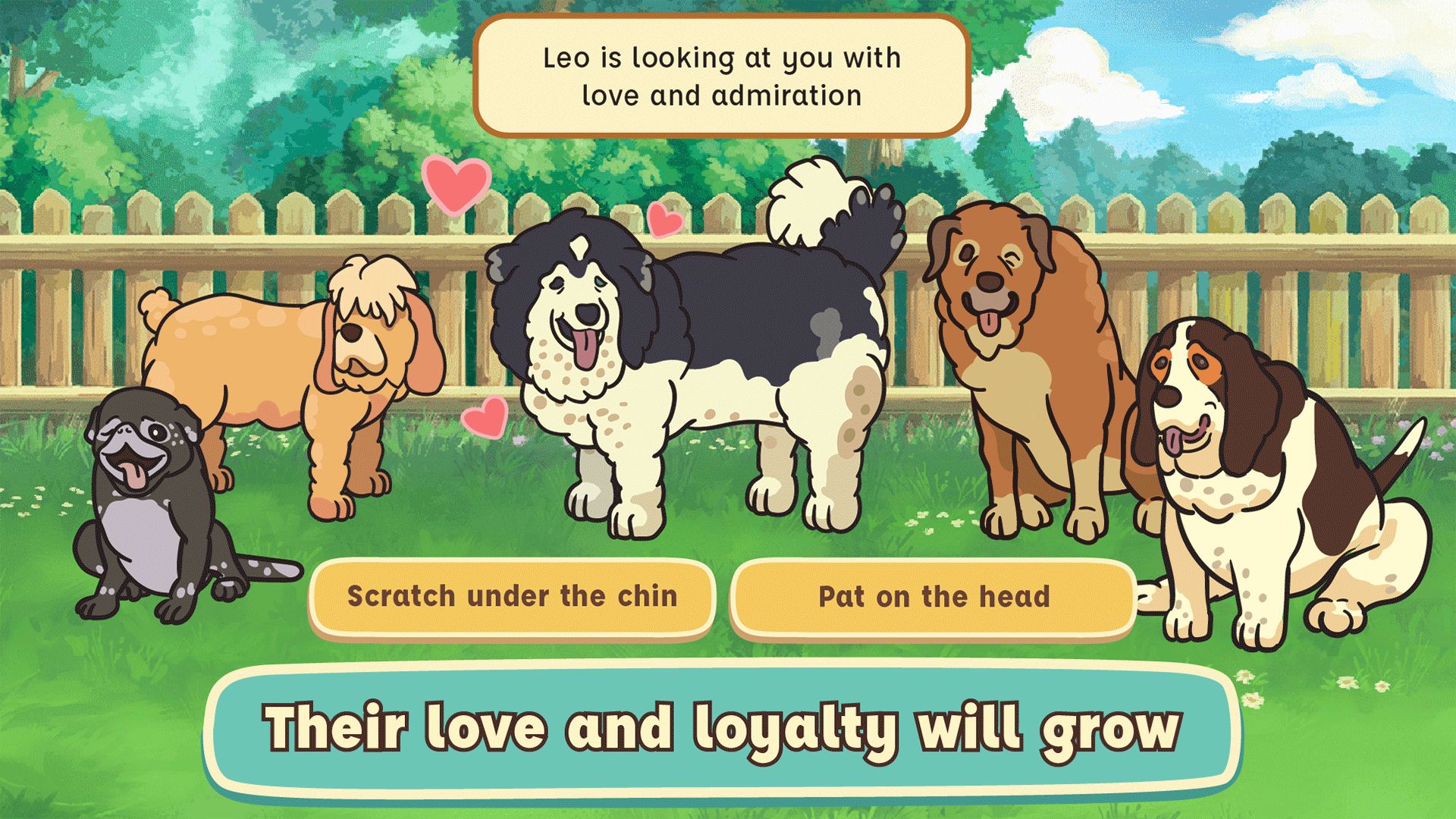 Screenshot of Old Friends Dog Game