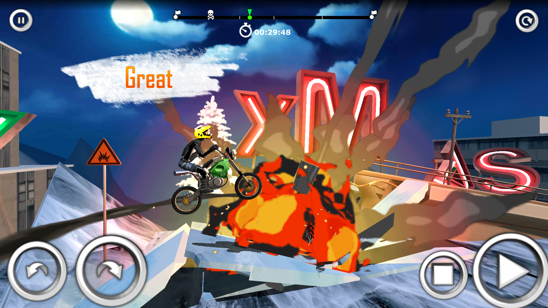 Real Moto Trials Game Screenshot