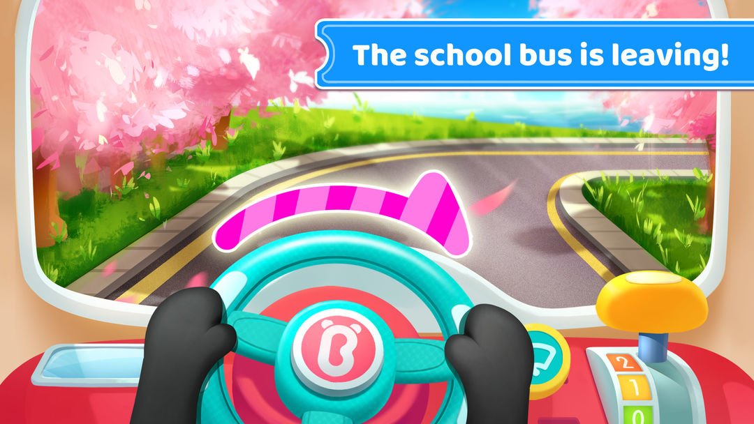 Baby Panda's School Bus screenshot game