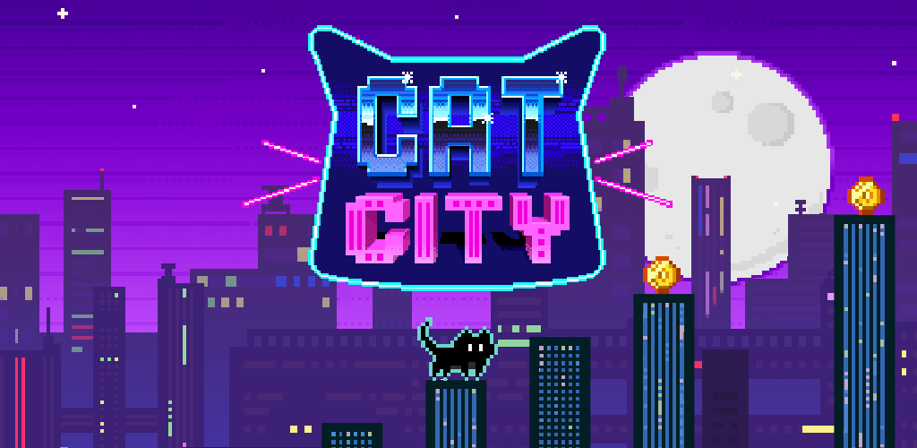 Banner of Cat City - Salto geometrico 