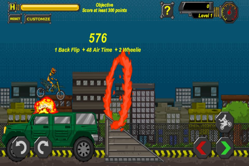 Screenshot of Risky Rider