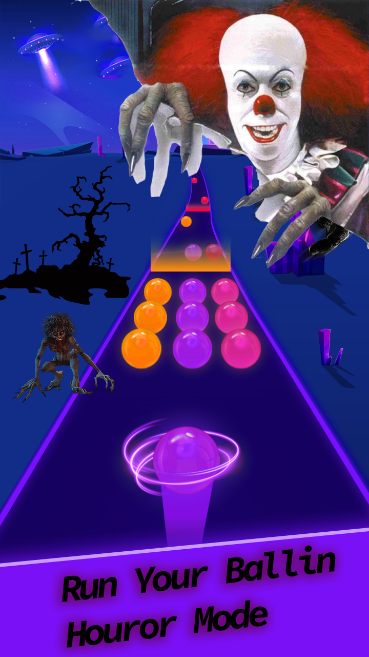 Dancing Road: Color Ball Run! Game Screenshot