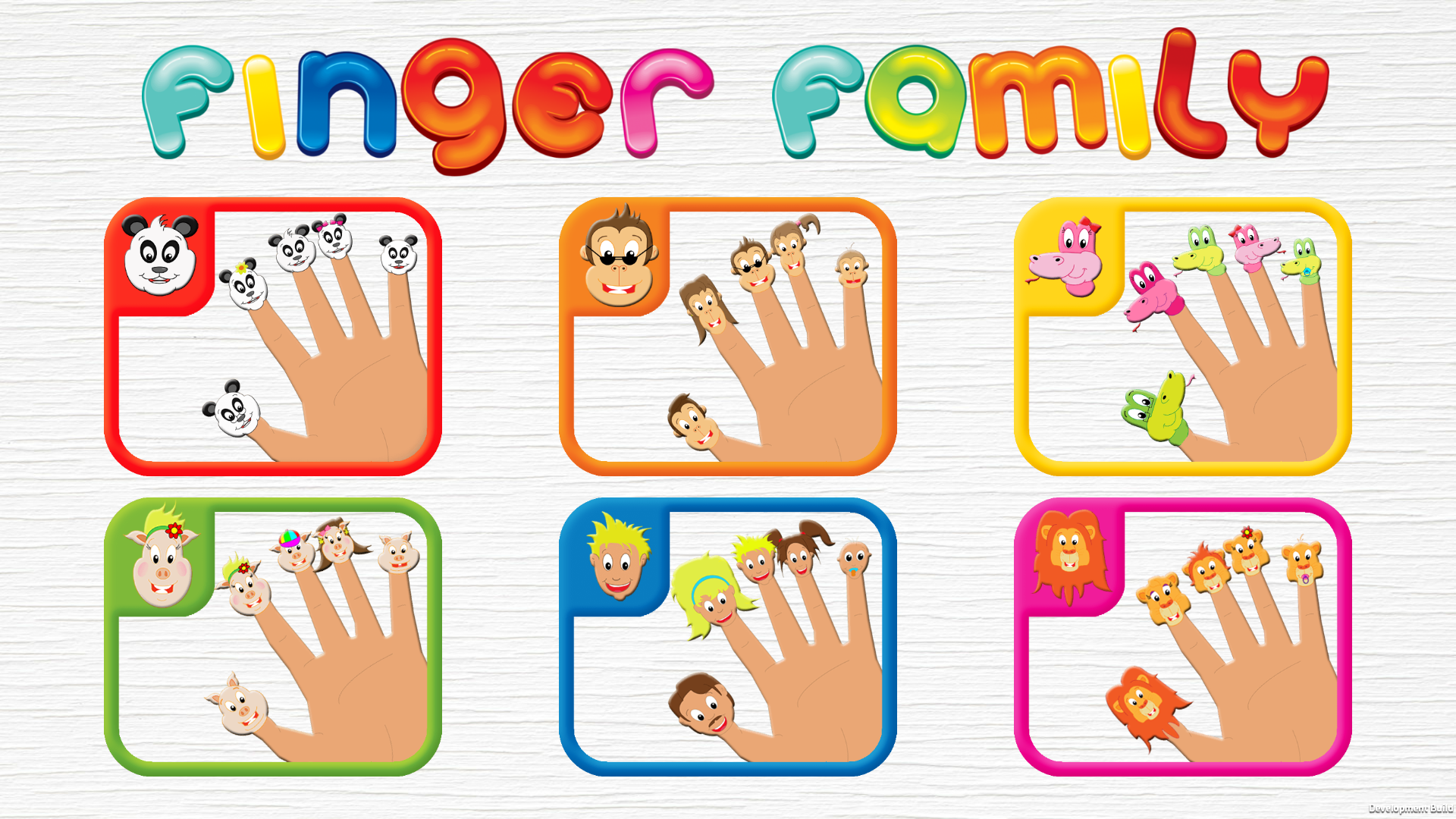 Finger Family Game 게임 스크린 샷