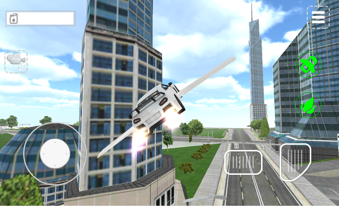 Flying Car Sim Game Screenshot