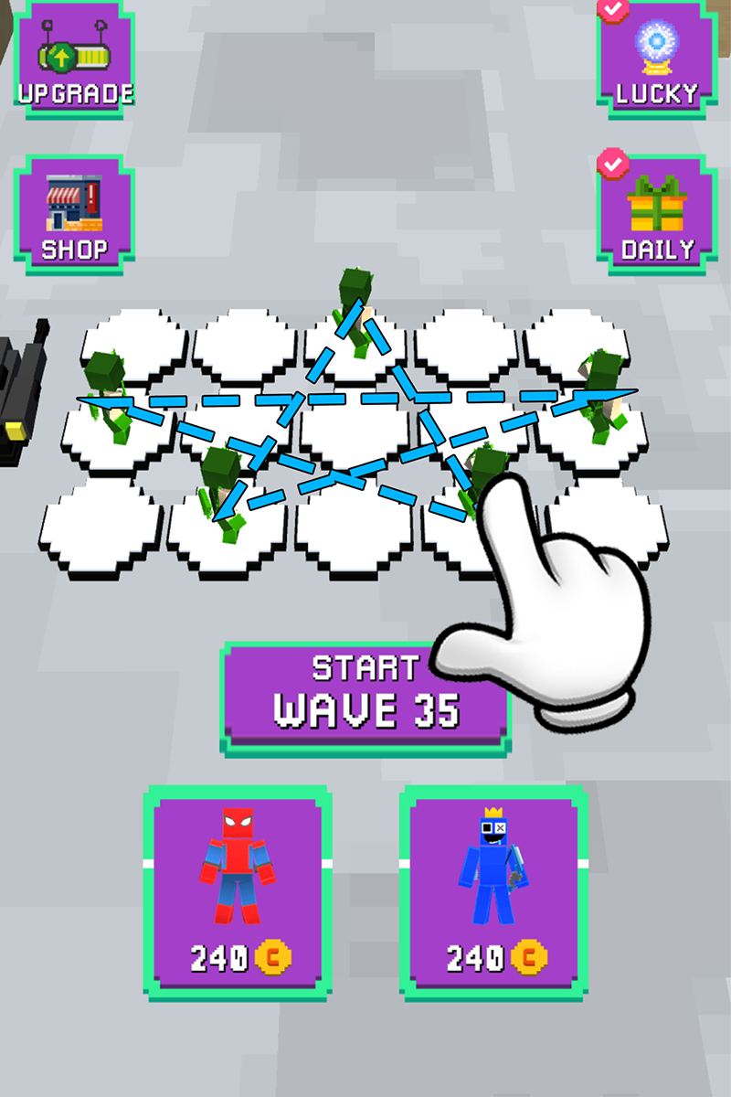 Superhero Craft: Merge Battle Game Screenshot