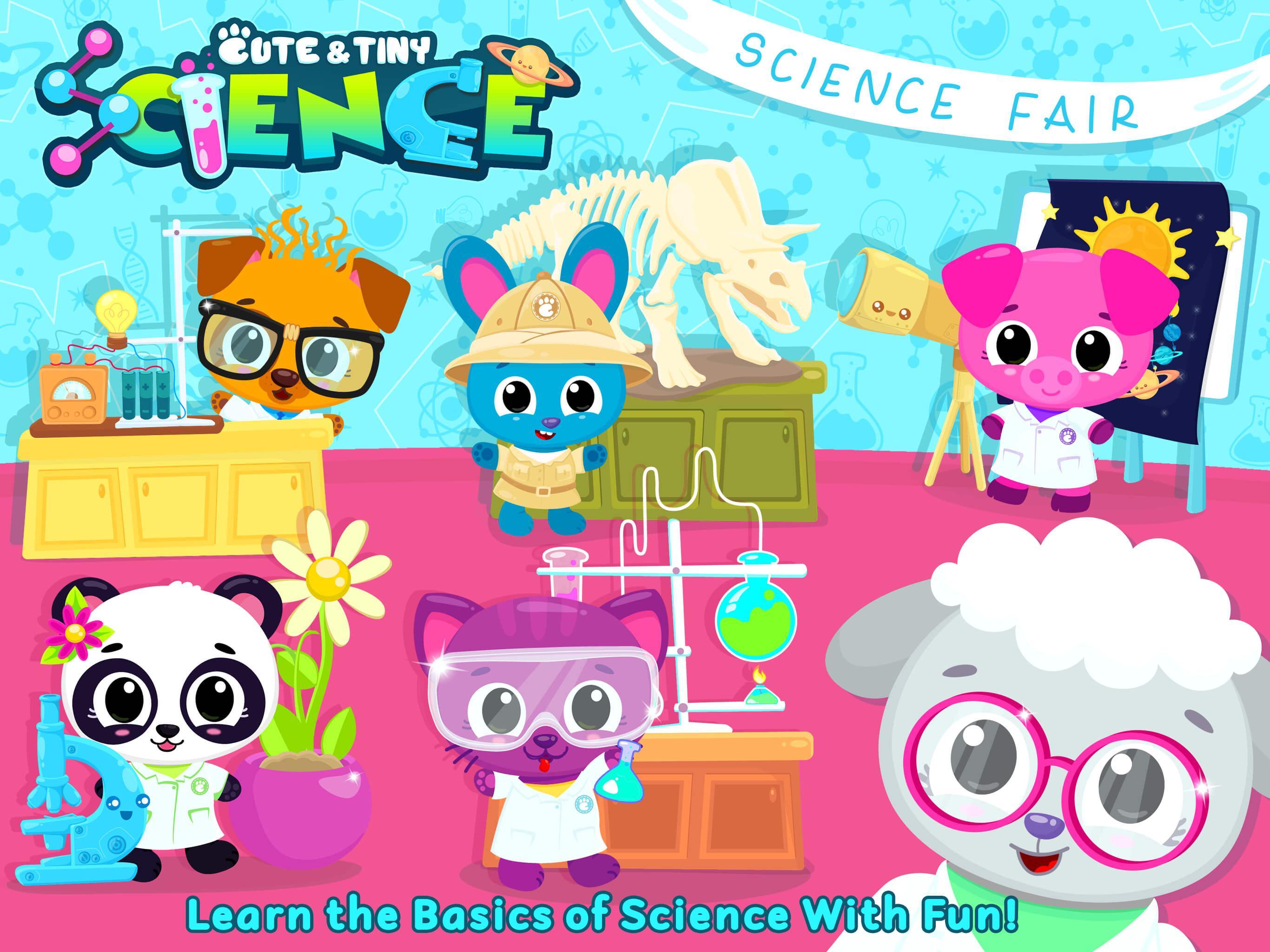 Cute & Tiny Science - Lab Adventures of Baby Pets Game Screenshot