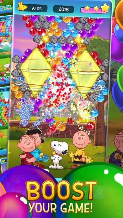 Bubble Shooter - Snoopy POP! Game Screenshot