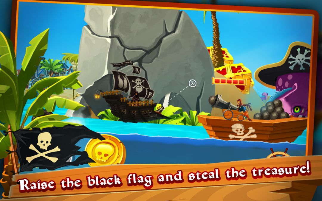 Screenshot of Pirate Ship Shooting Race