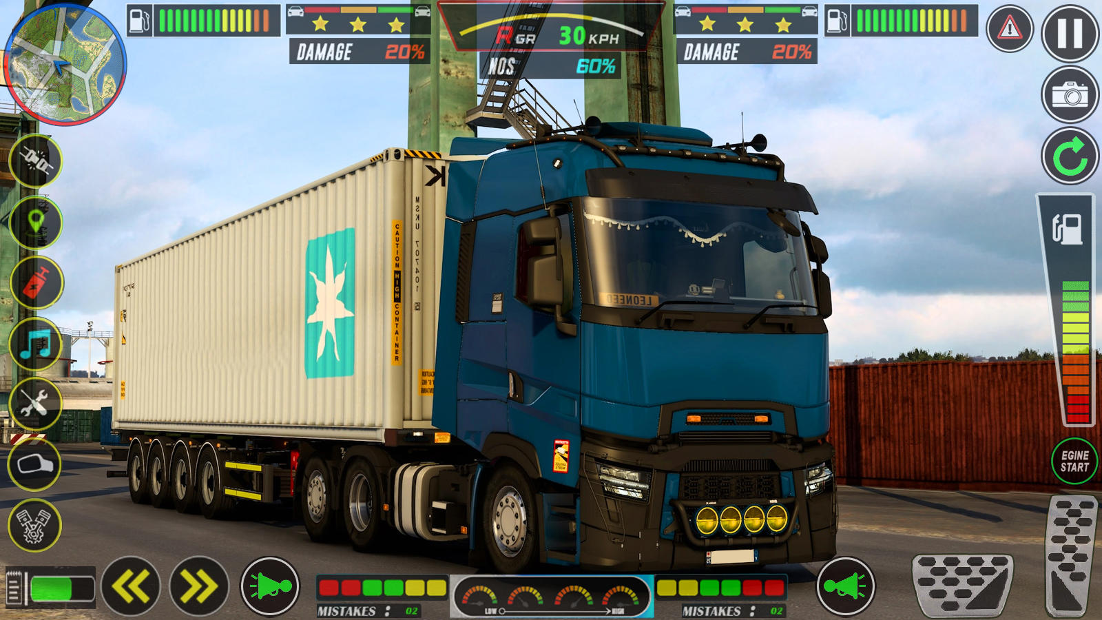 Heavy Truck Simulator Game 3d ゲームのスクリーンショット