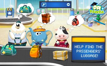 Dr. Panda Airport Game Screenshot
