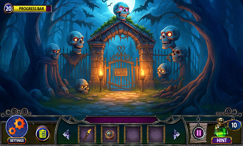 Halloween Room: Sinister Tales Game Screenshot