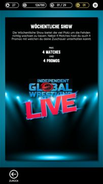 Wrestling Manager Mobile Game Screenshot