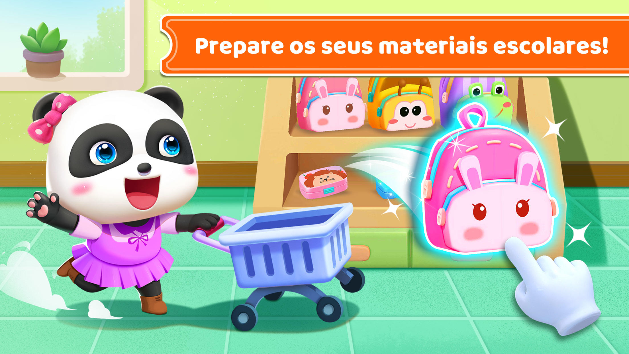 Captura de Tela do Jogo Ônibus Escolar do Bebê Panda