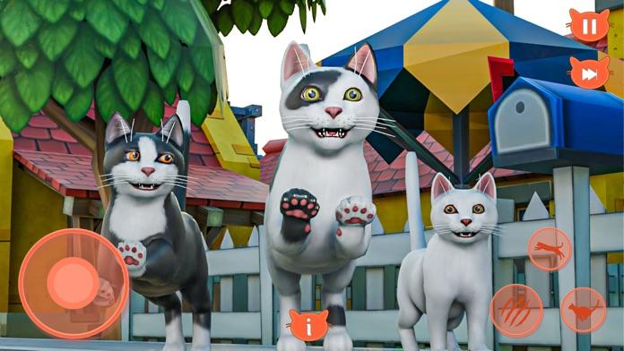 My Cute Cat Pet Simulator Game Game Screenshot