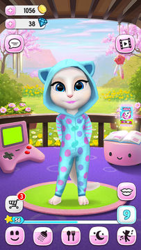 Captura de Tela do Jogo Minha Talking Angela