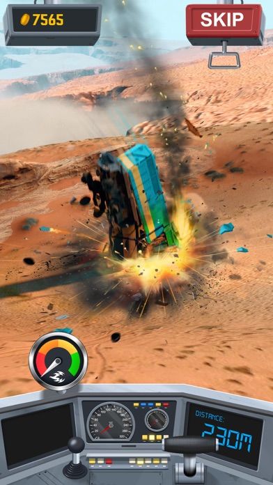 Screenshot of Train Ramp Jumping