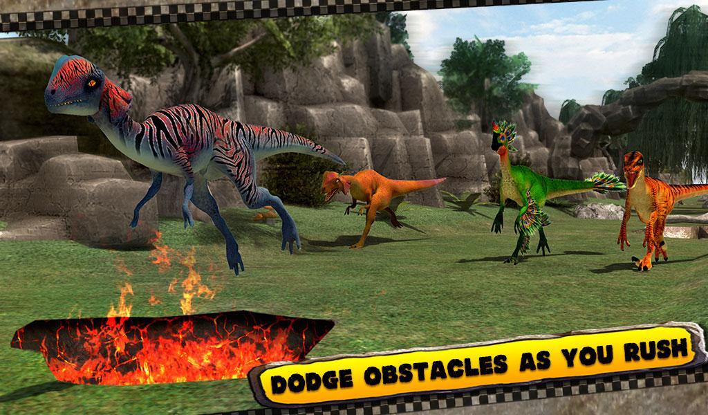 Dinosaur Race 3D screenshot game