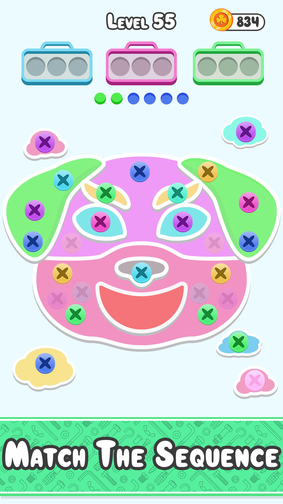 Color Screw Puzzle Nuts & Bolt Game Screenshot