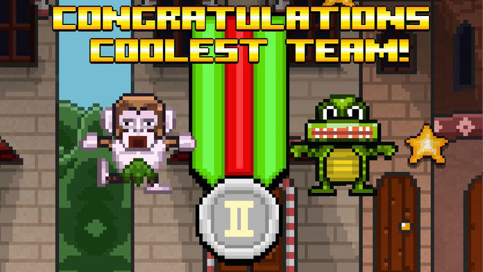 Pixel Volley Game Screenshot