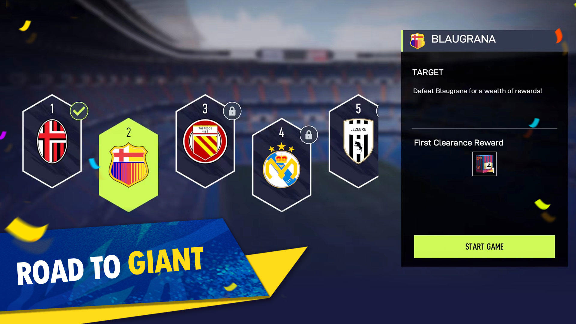 Be a Pro - Football Game Screenshot