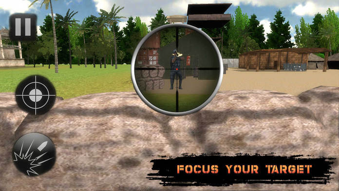 Commando behind war:  contract sniper killer pro 게임 스크린 샷