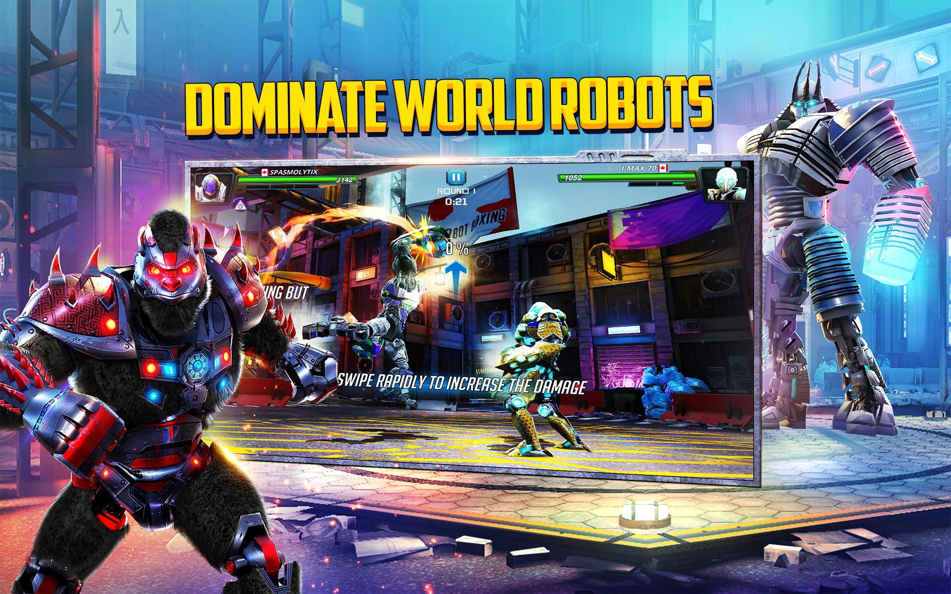 Jogo de Luta de Robôs Para Celular World Robot Boxing 2 Android