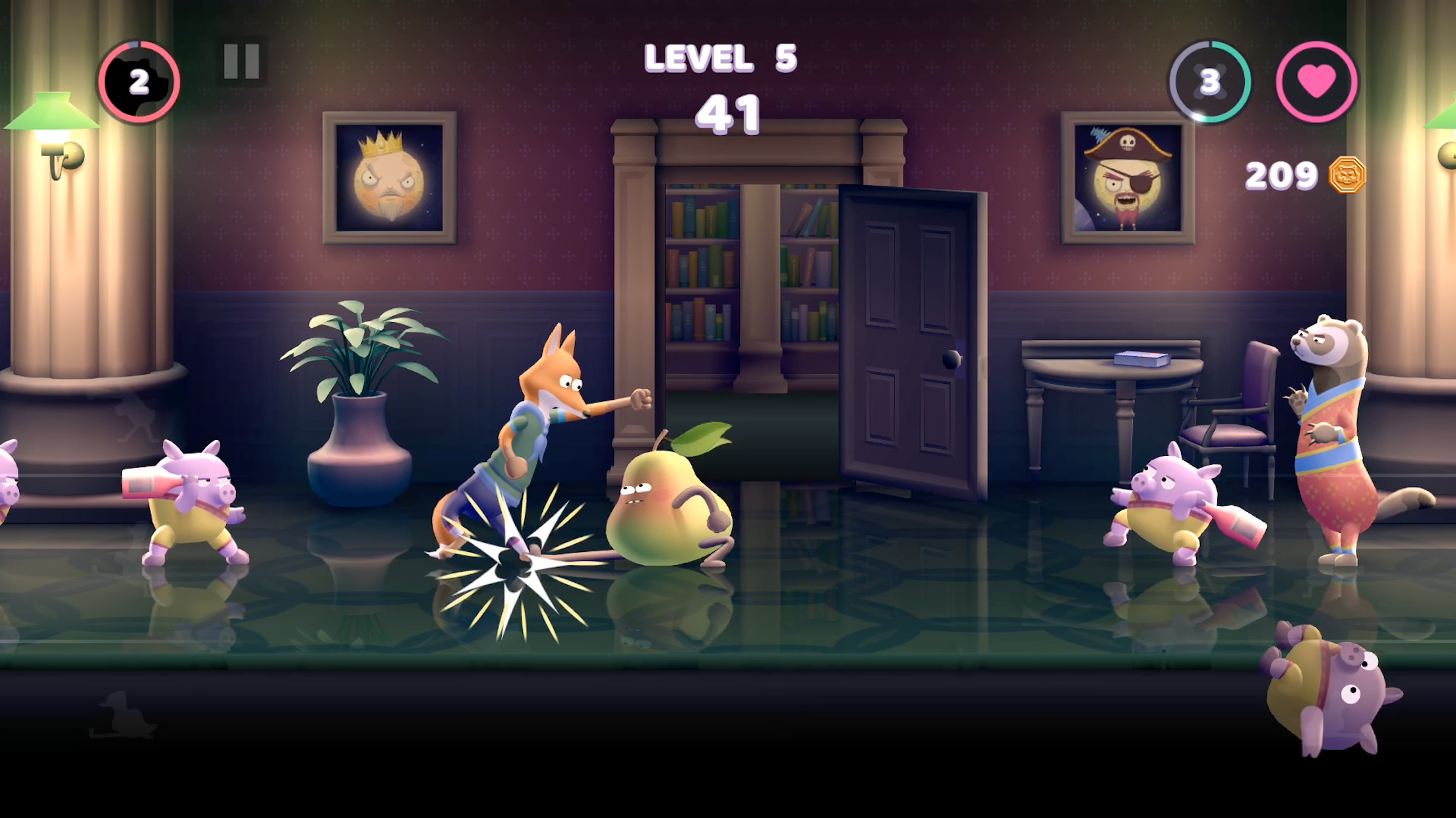Punch Kick Duck Game Screenshot