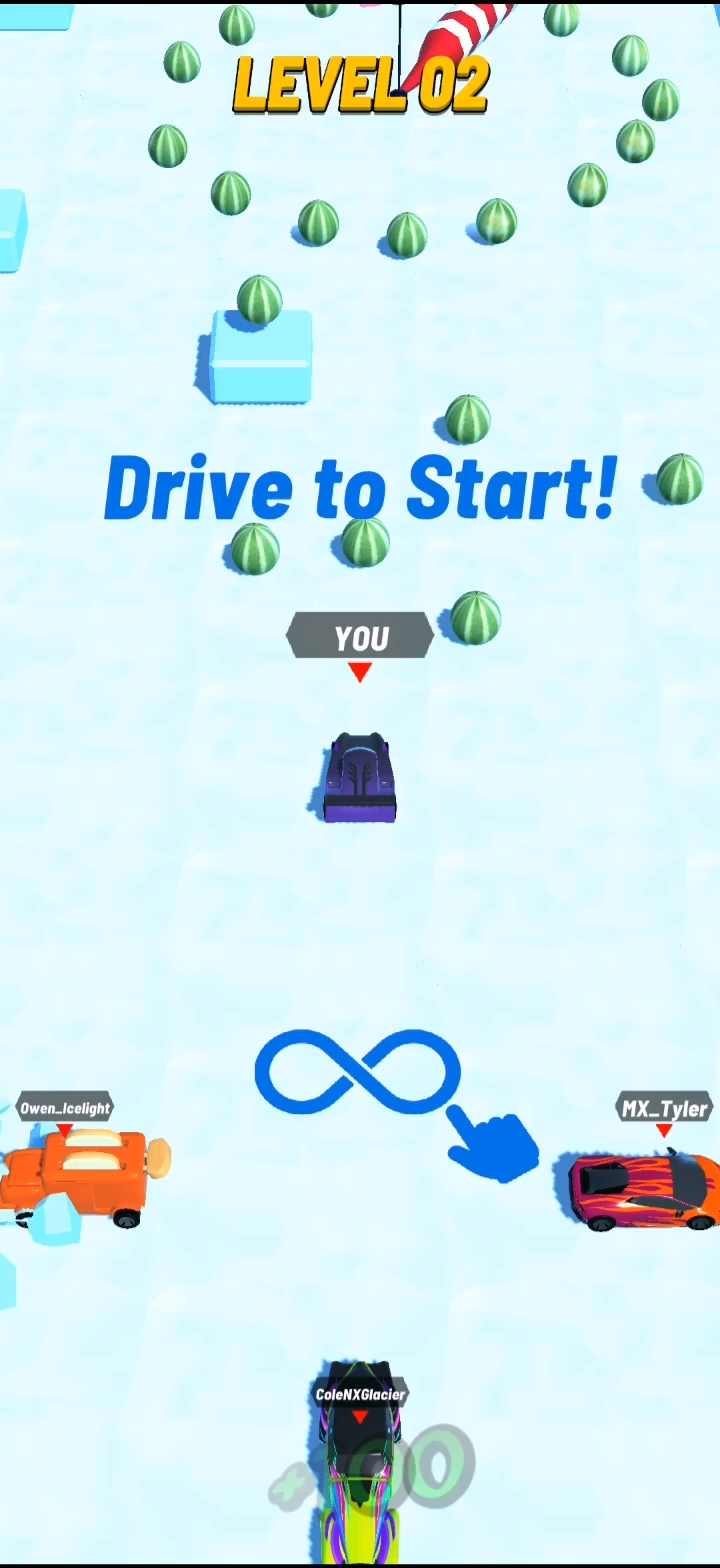 Car Surprise - Ice Race Battle Game Screenshot