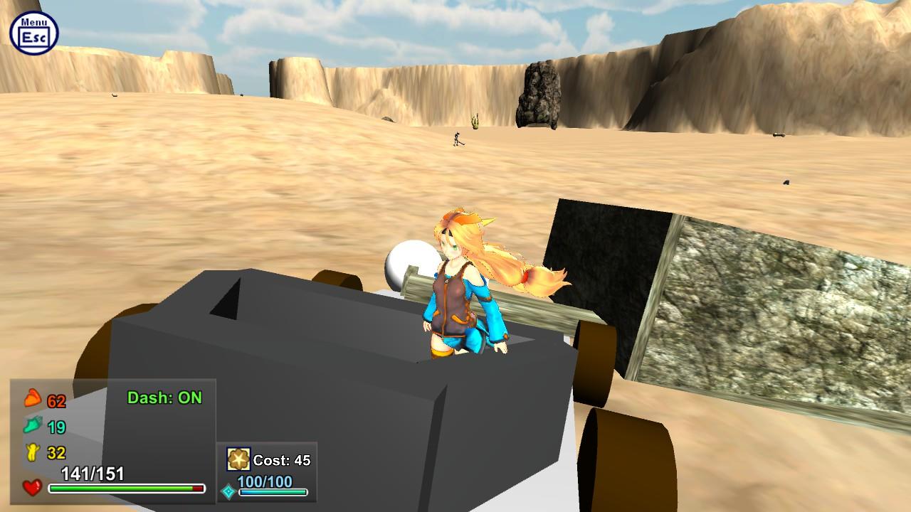 Screenshot of Attack of the Gigant Zombie vs Unity chan