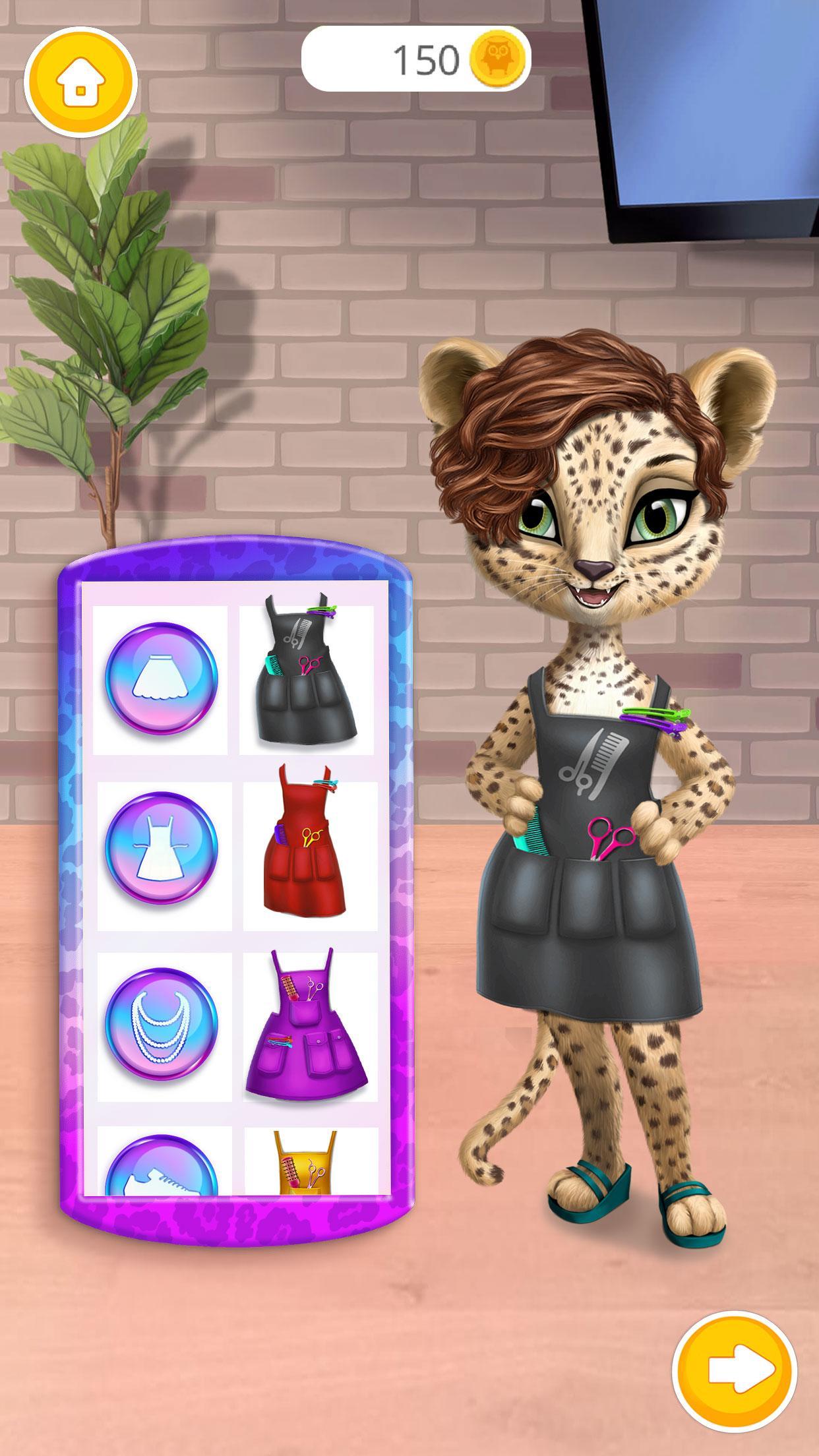 Captura de Tela do Jogo Amy's Animal Hair Salon