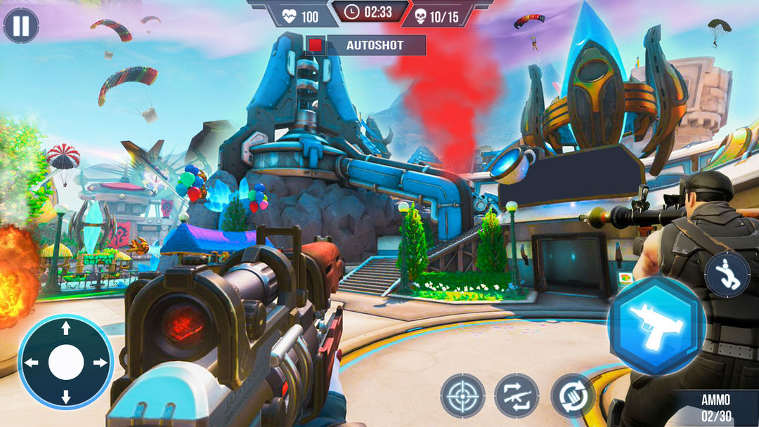Screenshot of Critical cover multiplayer shooting offline games
