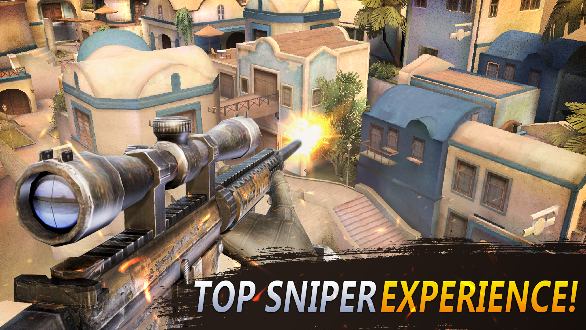 Screenshot 1 of Sniper Frontier 3D：無料のオフライン FPS ゲーム 