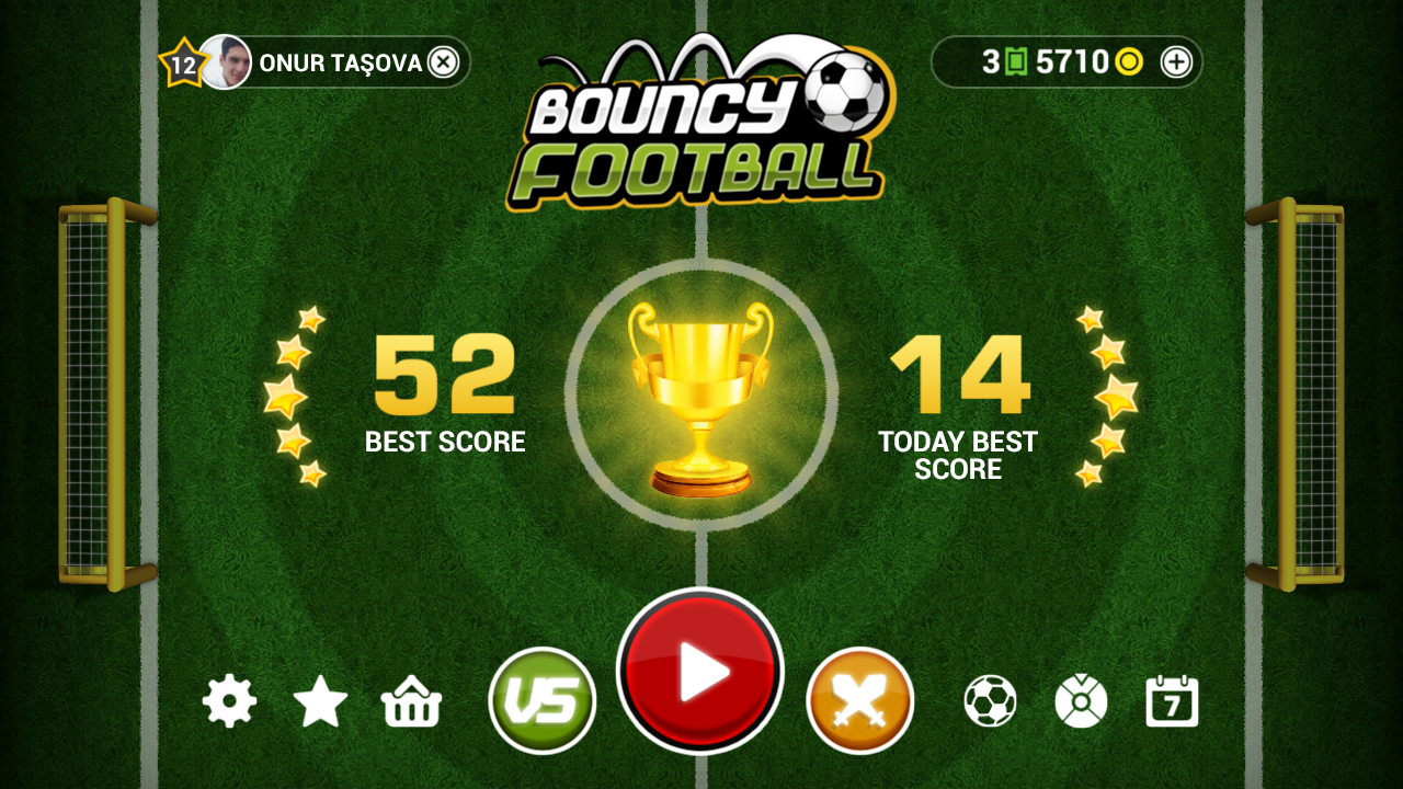 Bouncy Football Game Screenshot