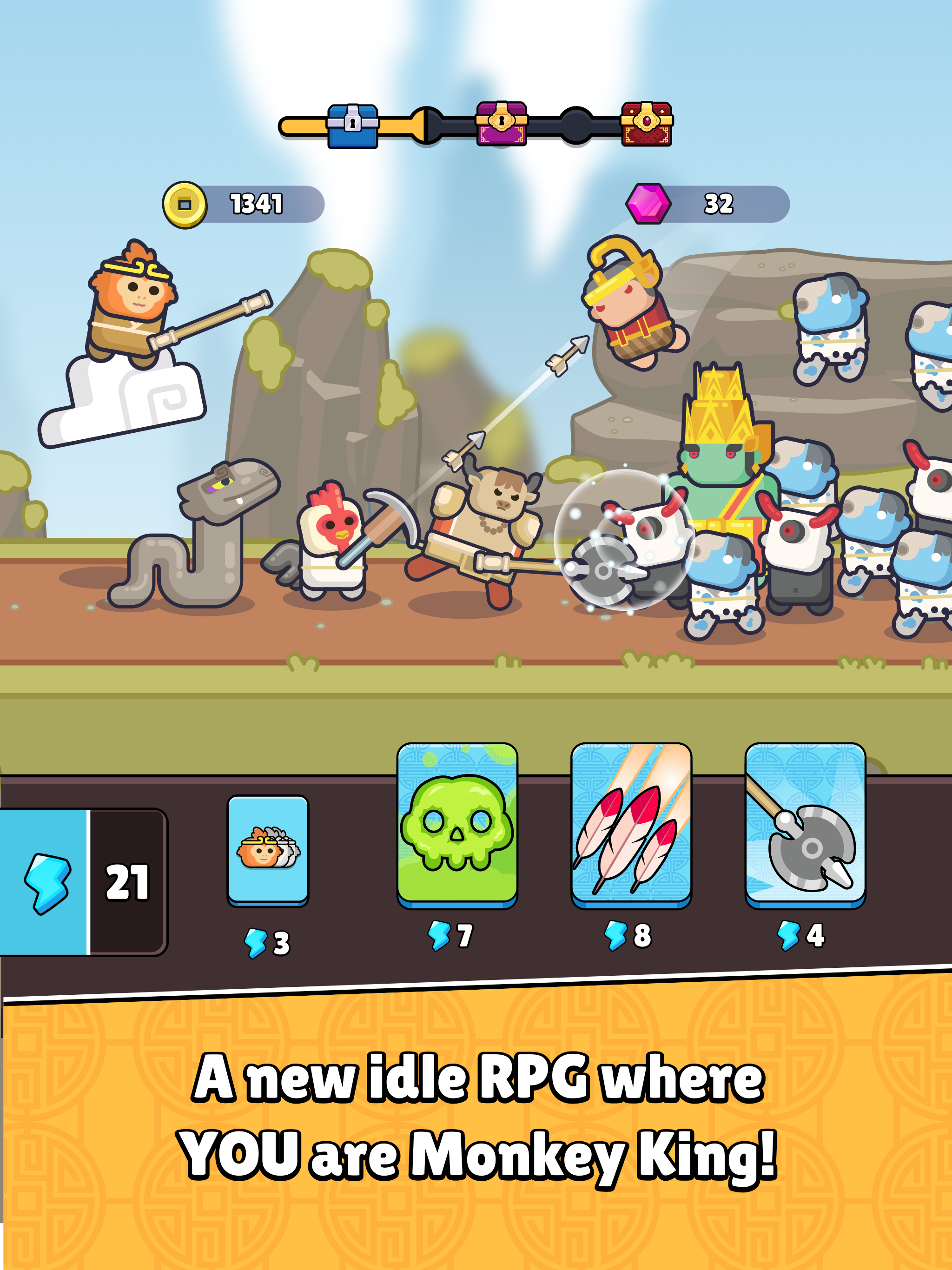 Monkey King: Legend of Heroes Game Screenshot