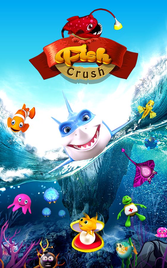 Fish Crush: smash bad fish screenshot game