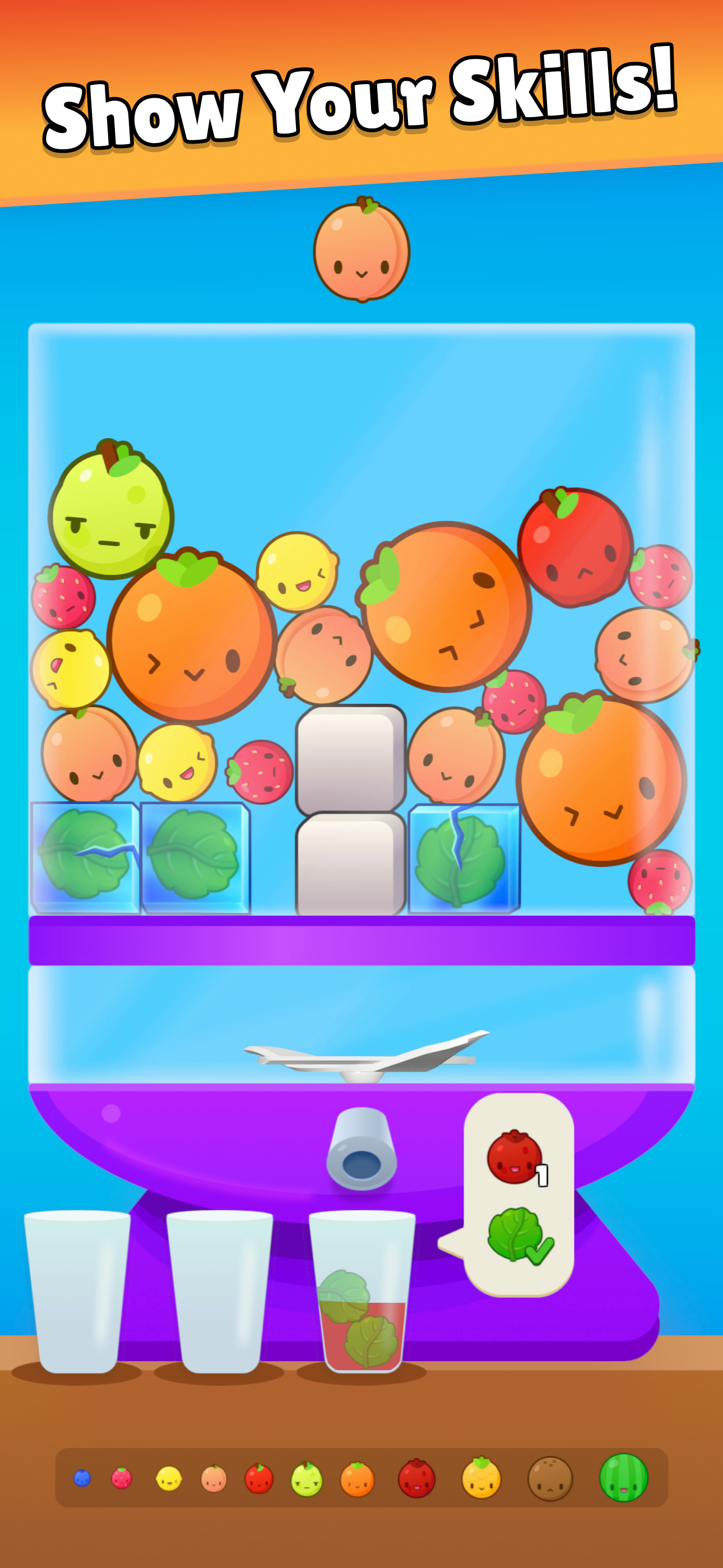 Cocktail Merge Game Screenshot