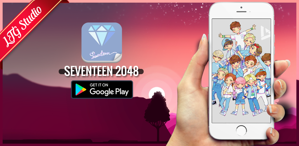 Banner of 2048 Seventeen KPop Game 3
