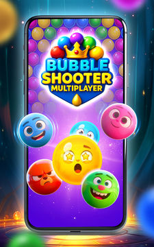 Bubble Shooter Multiplayer Game Screenshot