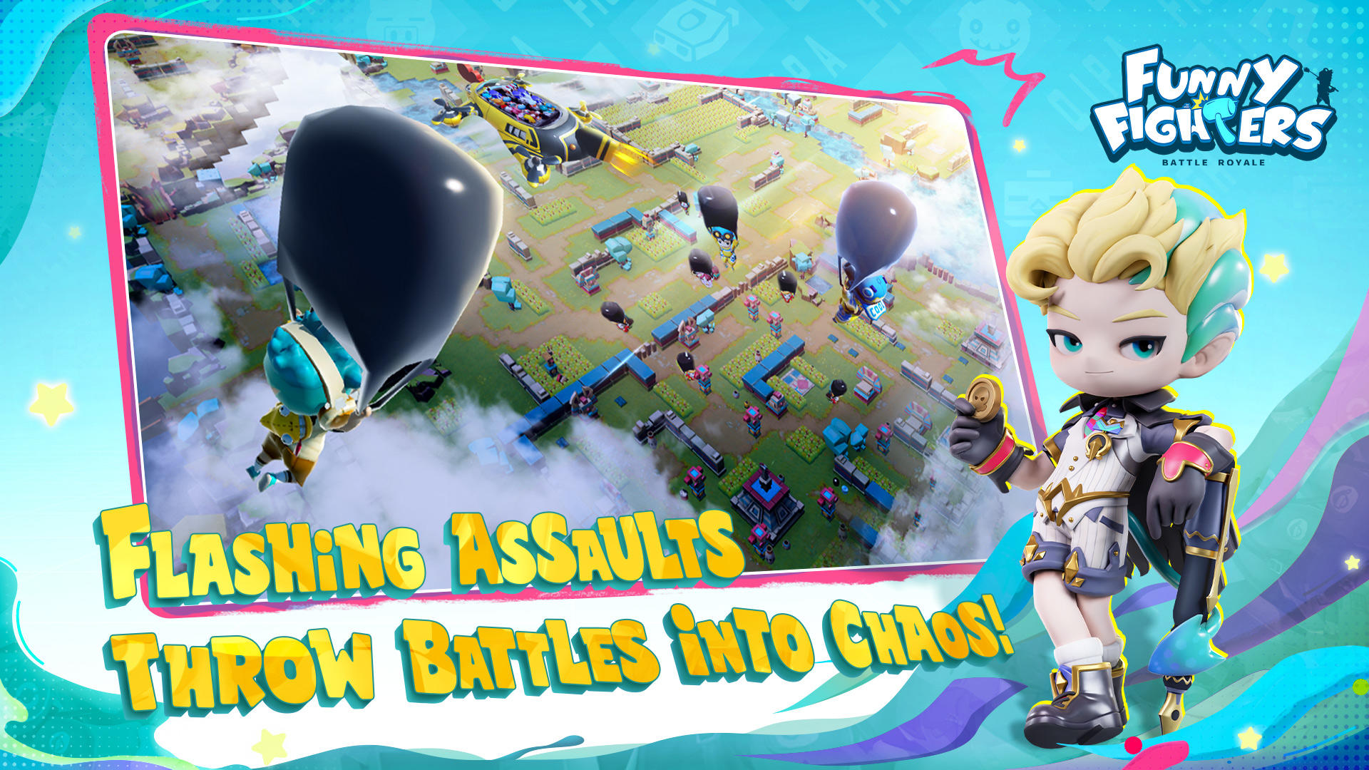 Funny Fighters: Battle Royale Game Screenshot
