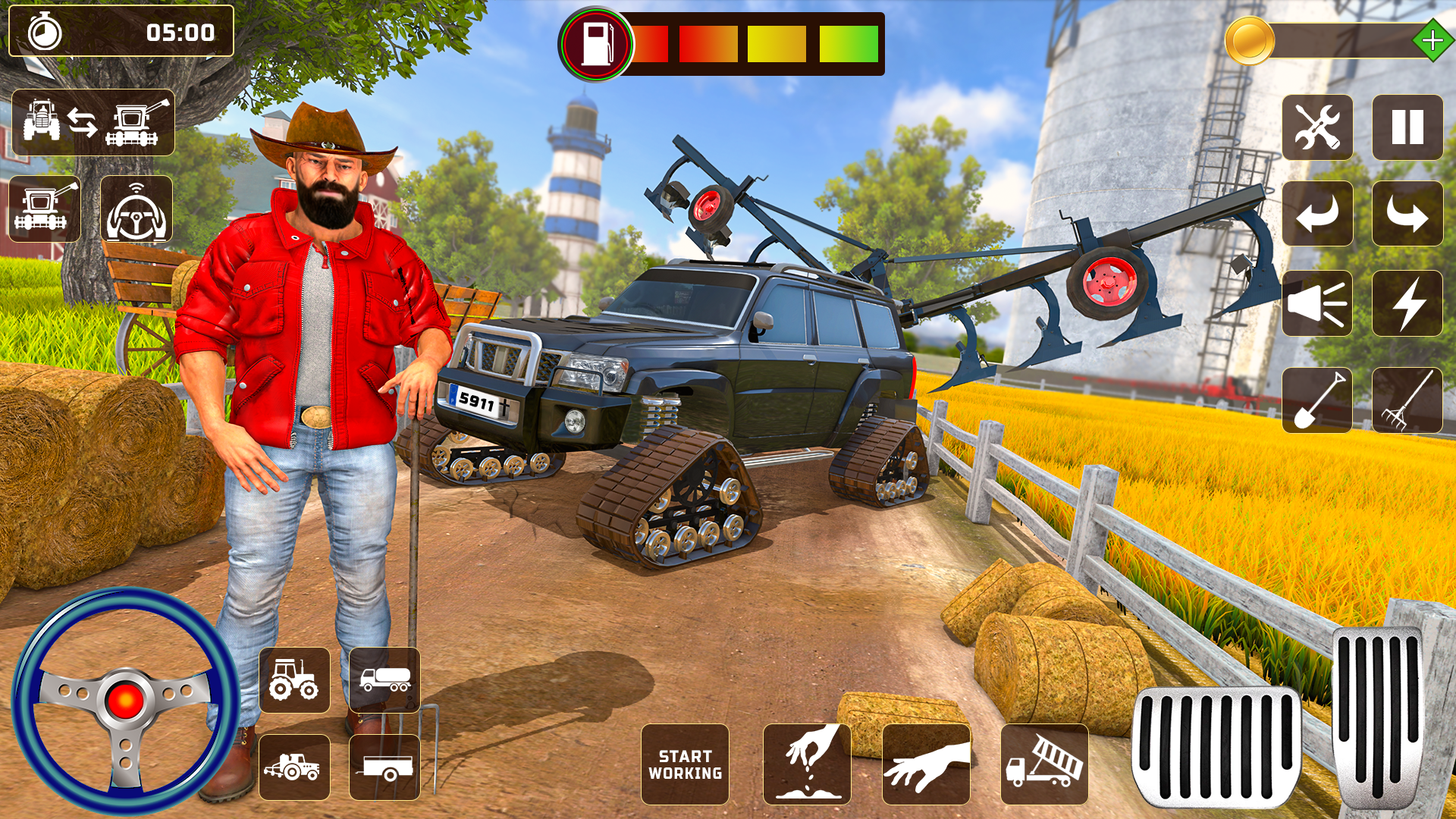 Open World Farming Simulator Game Screenshot