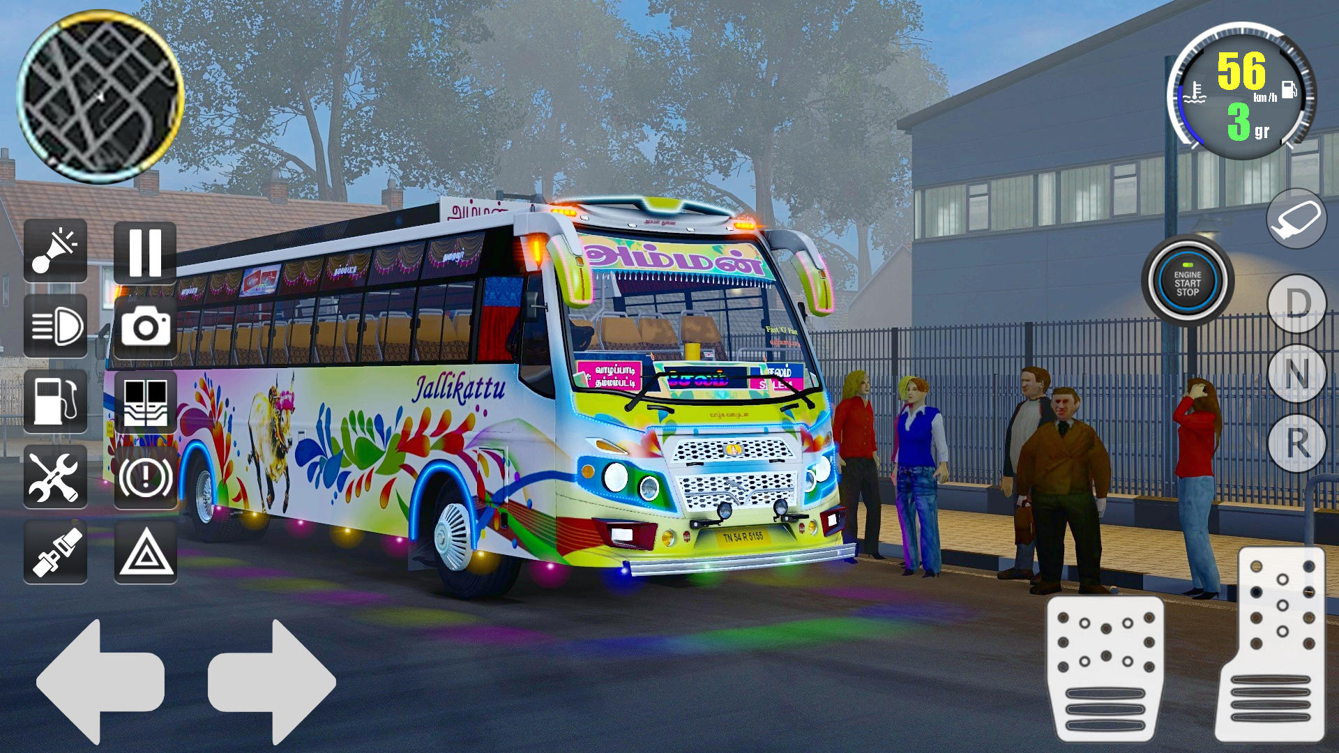Download do APK de cidade ônibus simulador jogo para Android