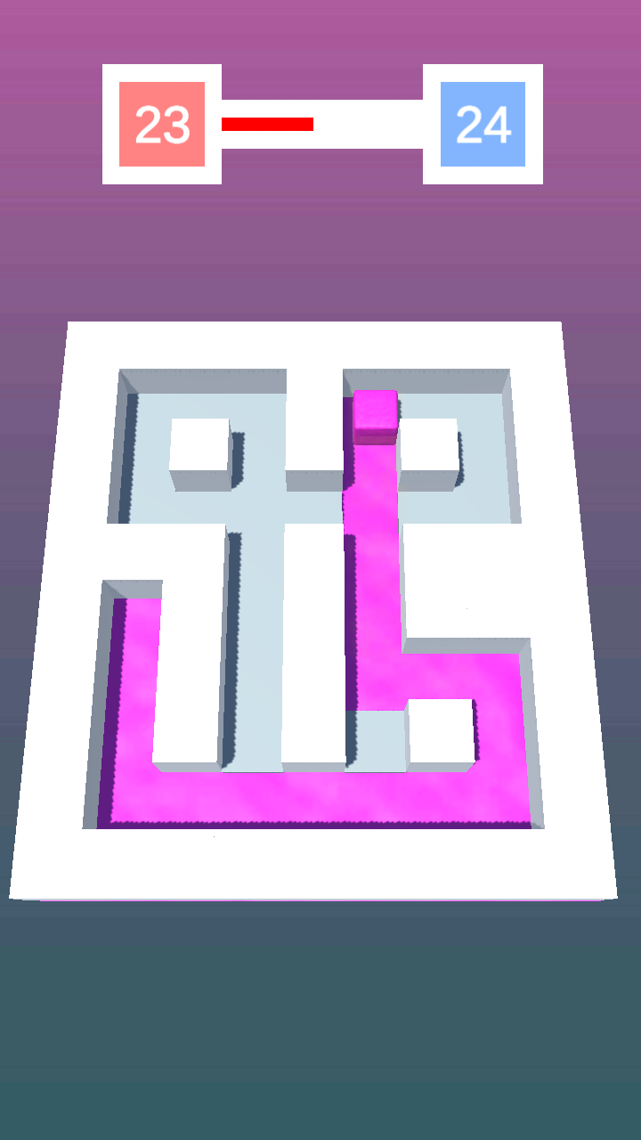 Roller Paint Game Screenshot