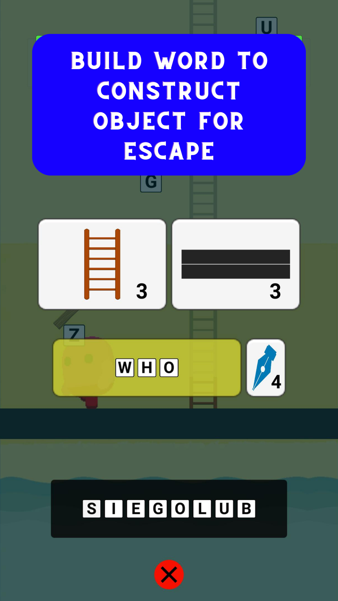 Word Gather - Word Escape Run ภาพหน้าจอเกม