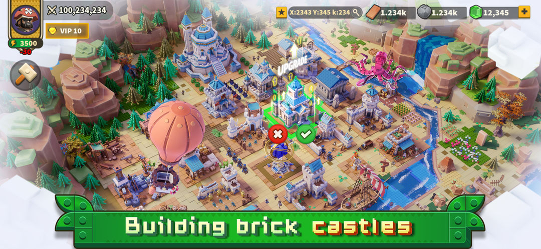 Screenshot of Rise of Brickworld