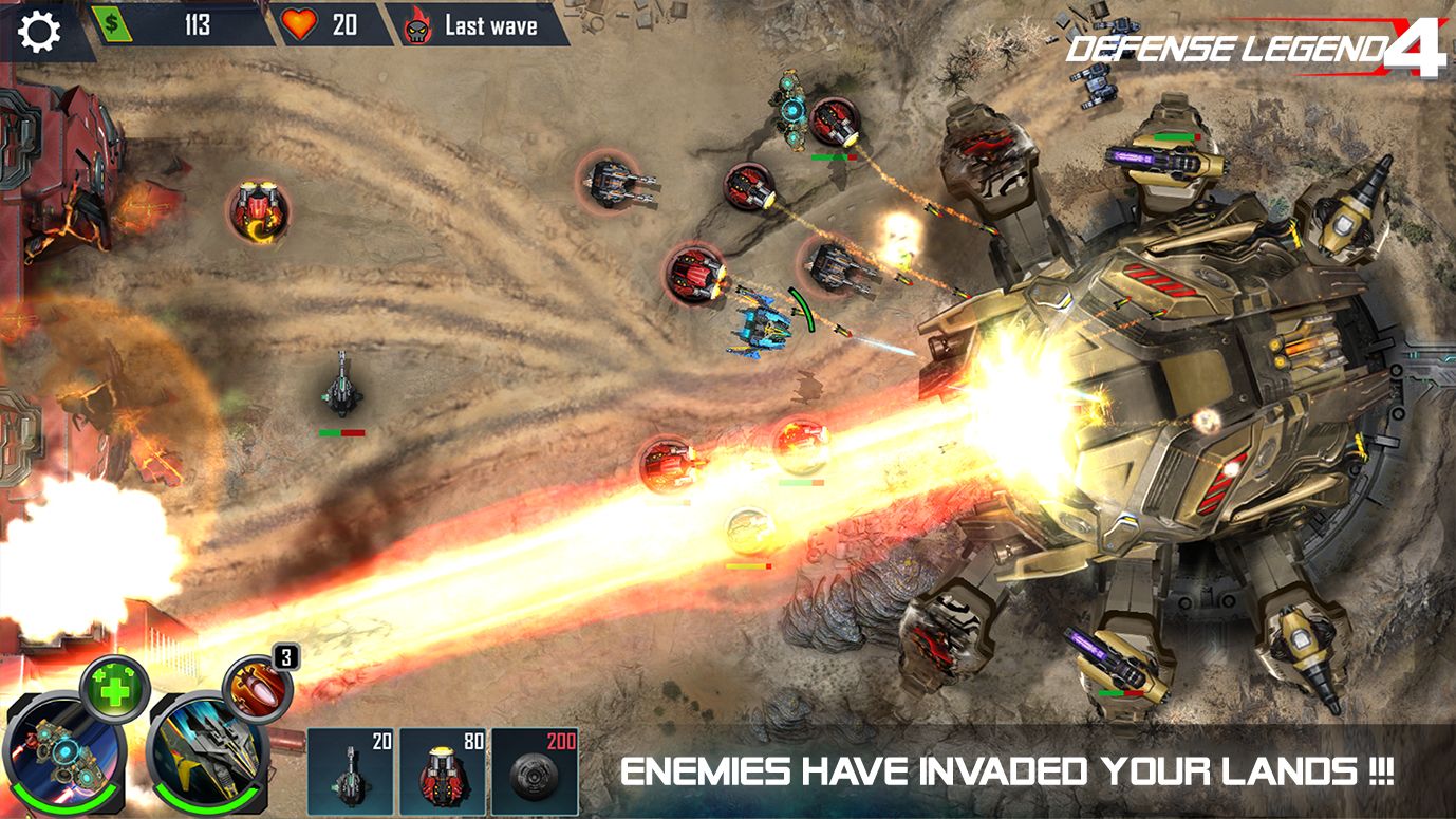 Screenshot of Defense Legend 4: Sci-Fi Tower defense