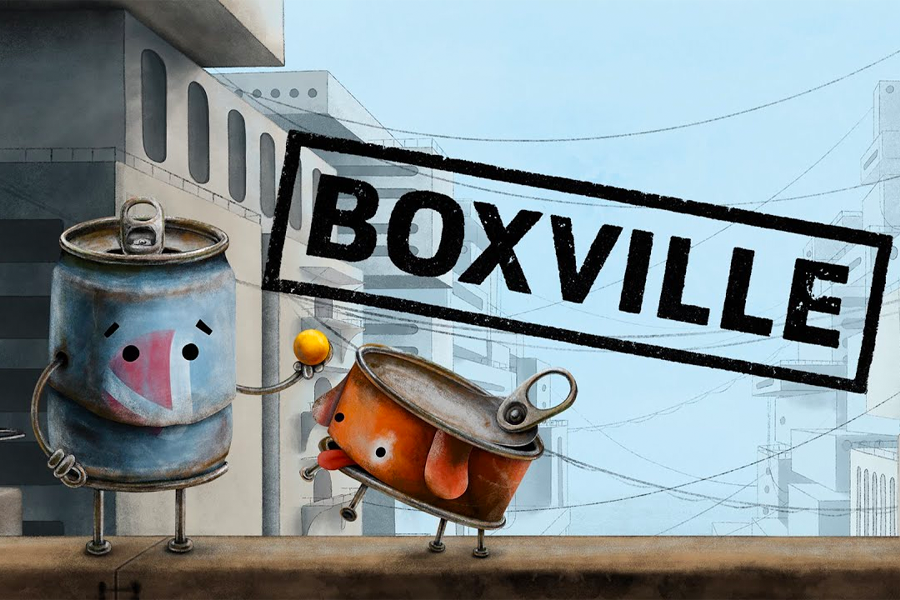 Screenshot of the video of Boxville