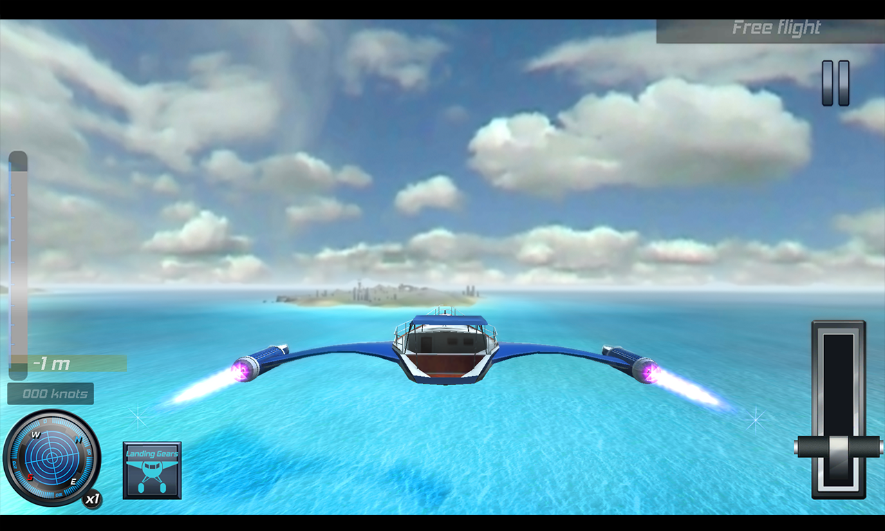 Cuplikan Layar Game フライングのゲーム：クルーズ船の3D